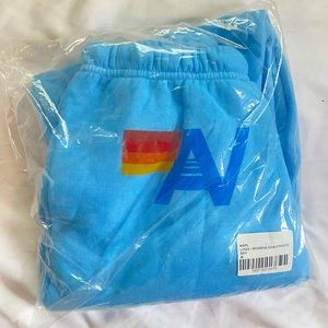 Aviator Nation Blue Logo Sweatpants - Medium, Brand New